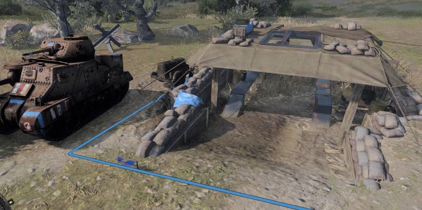 Company of Heroes 3 British Forces Company Command Post Building