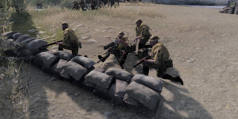 CoH 3 British Forces Vickers Machine Gun
