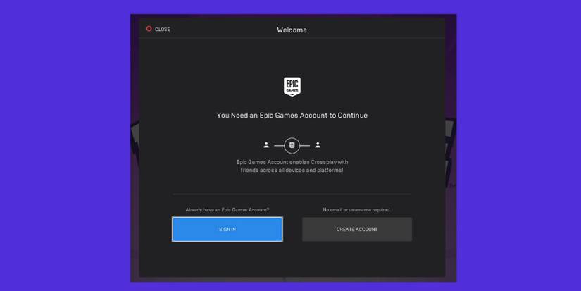 Connecting to Epic Games