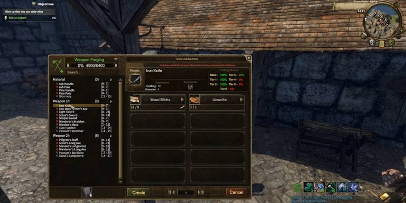 Gloria Victis Crafting A Weapon