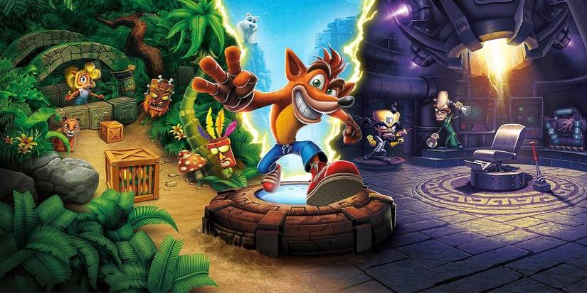 Box art from Crash Bandicoot N Sane Trilogy