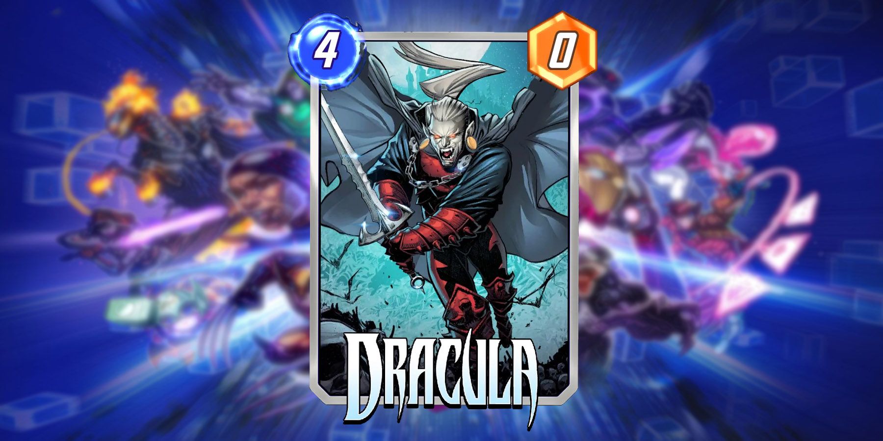 image showing dracula, one of the best discard cards in pool 3 marvel snap. 