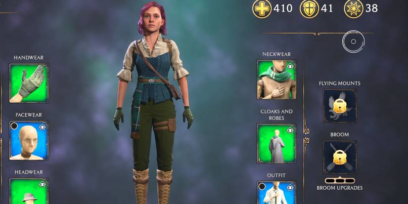 crossed wands outfit reward Hogwarts Legacy