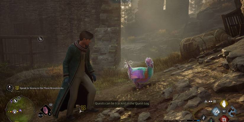 A Diricawl in Hogwarts Legacy