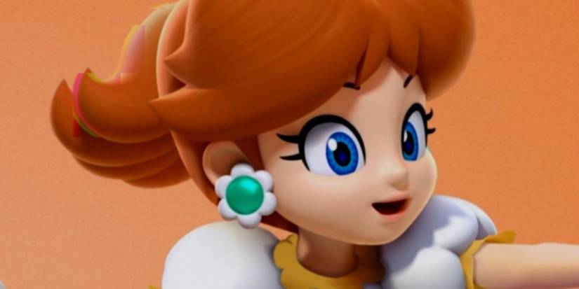 A close up of Princess Daisy