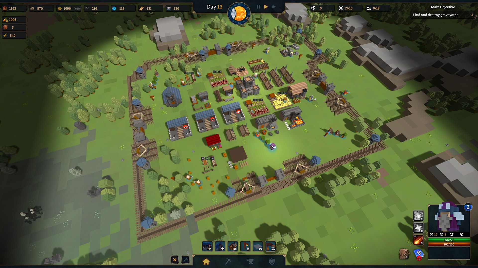 squarenite moba city builder strategy