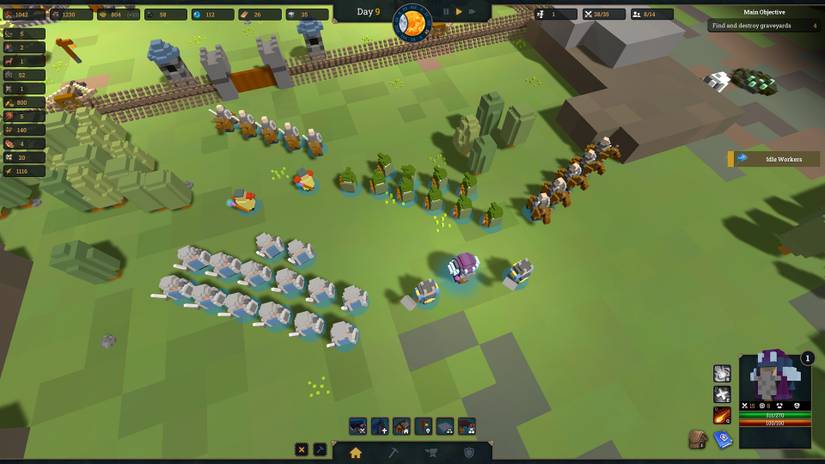 squarenite moba city builder strategy