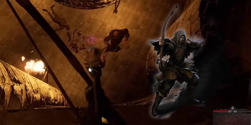 Dark and Darker - Ranger Shooting At People's Heads From Above