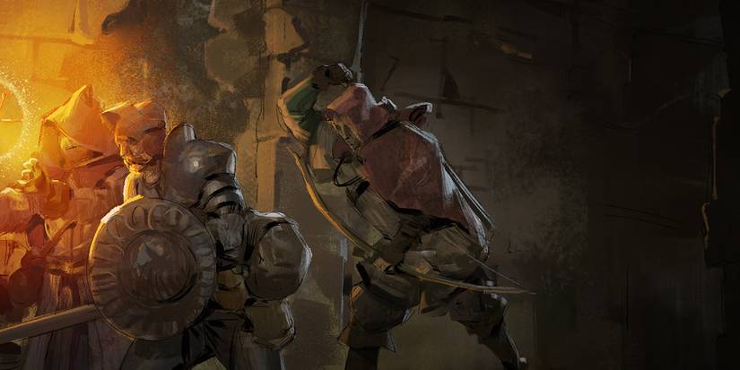 Dark and Darker - Ranger Walking Alongside Party In Loading Screen Art