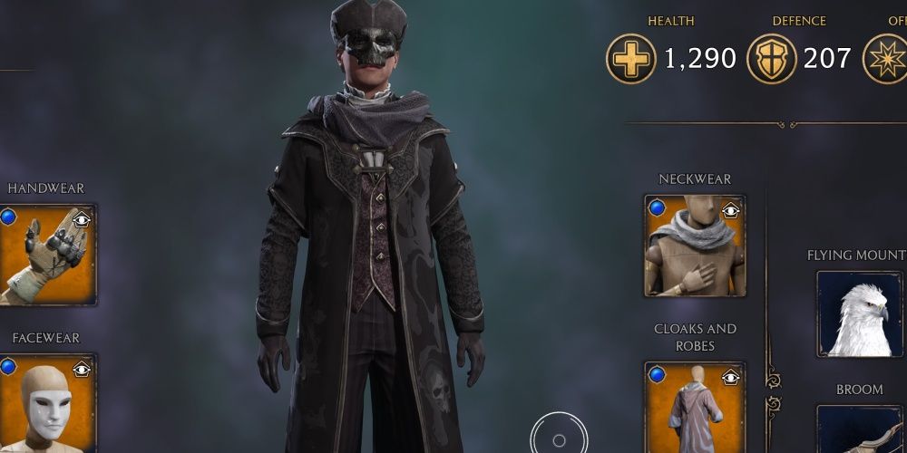 dark arts outfit in hogwarts legacy