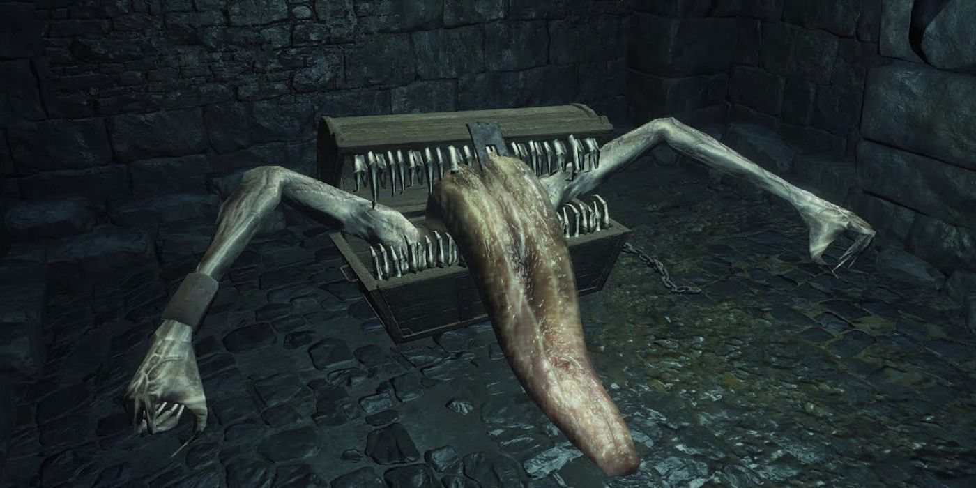 Dark Souls Series Freaky Enemies Mimic