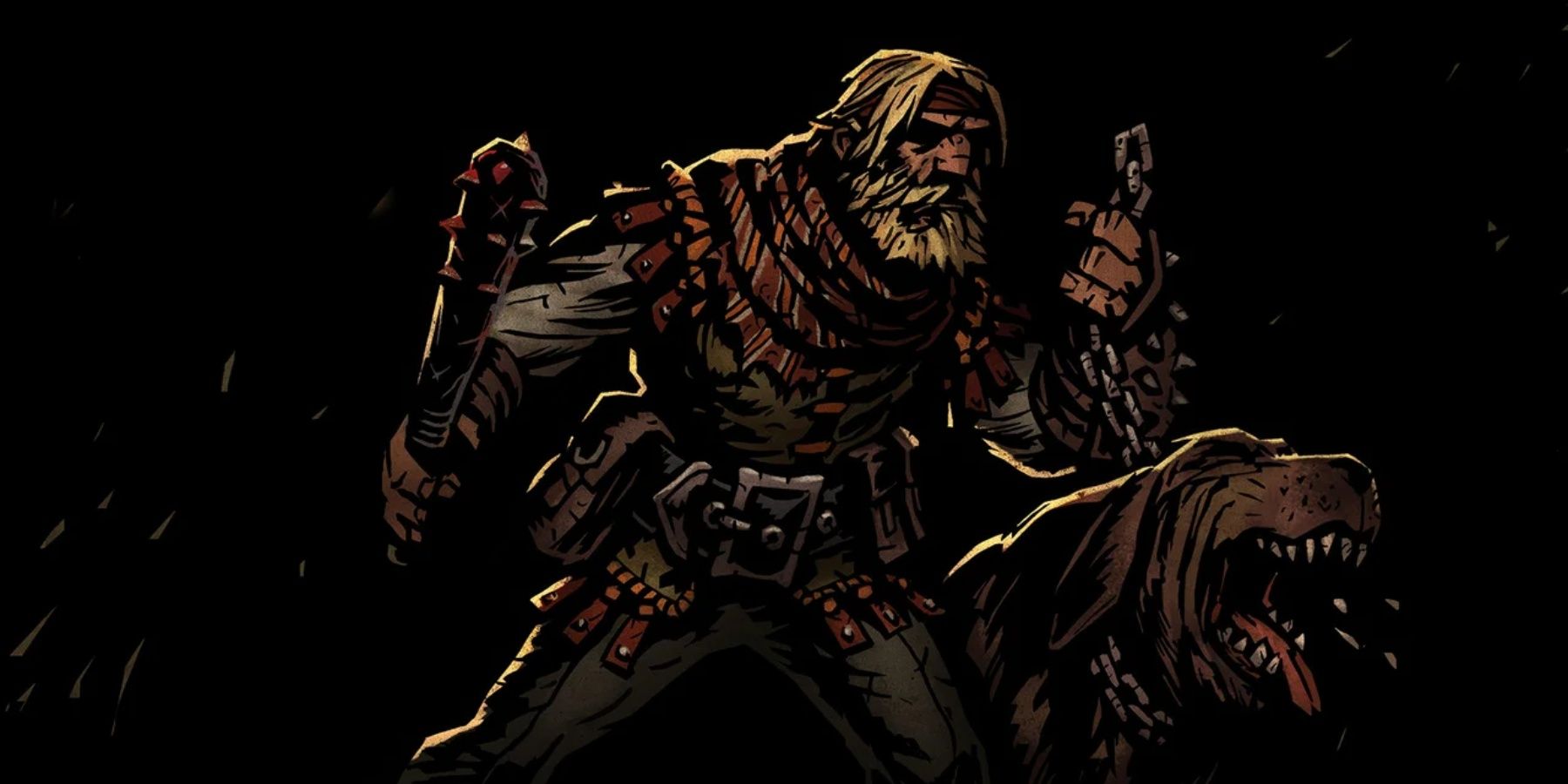 Red Hook Studio's official wallpaper for Darkest Dungeon's Houndmaster