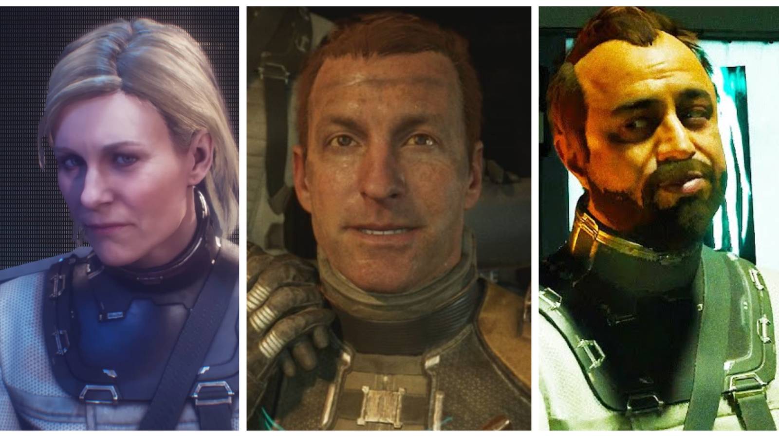 nicole brennan, challus mercer, isaac clarke dead space alternate ending images
