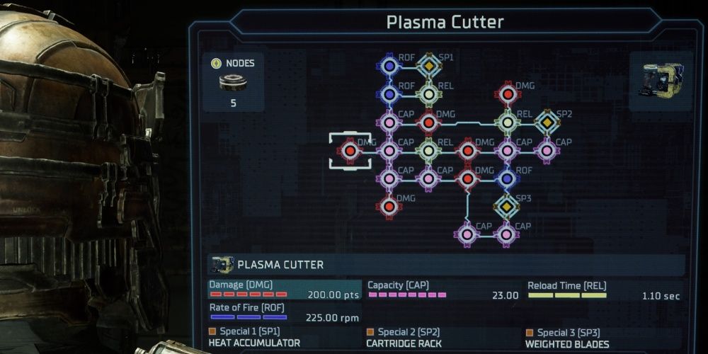dead space plasma cutter damage upgrade