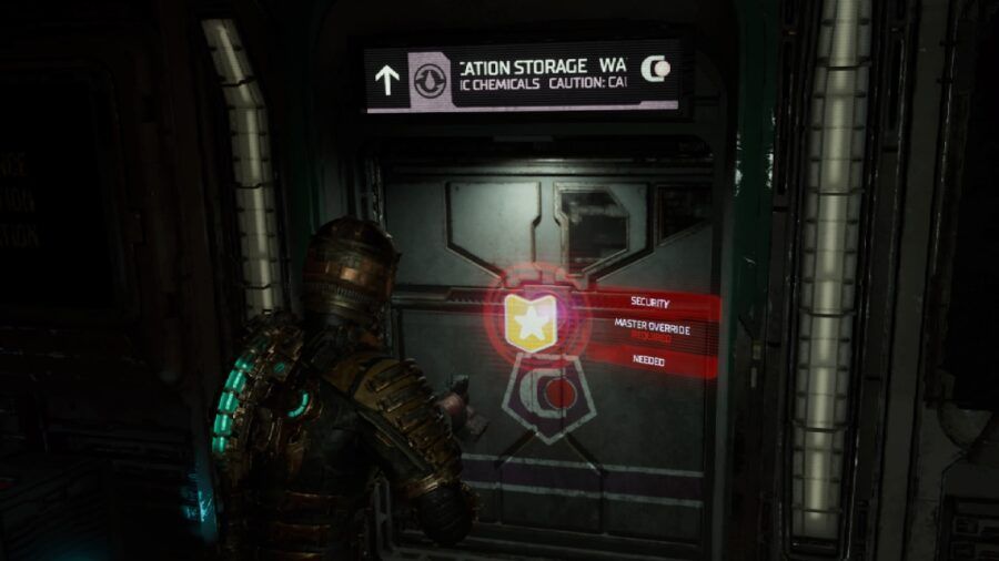 dead space remake overide door