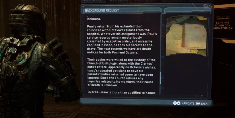 background request log in dead space