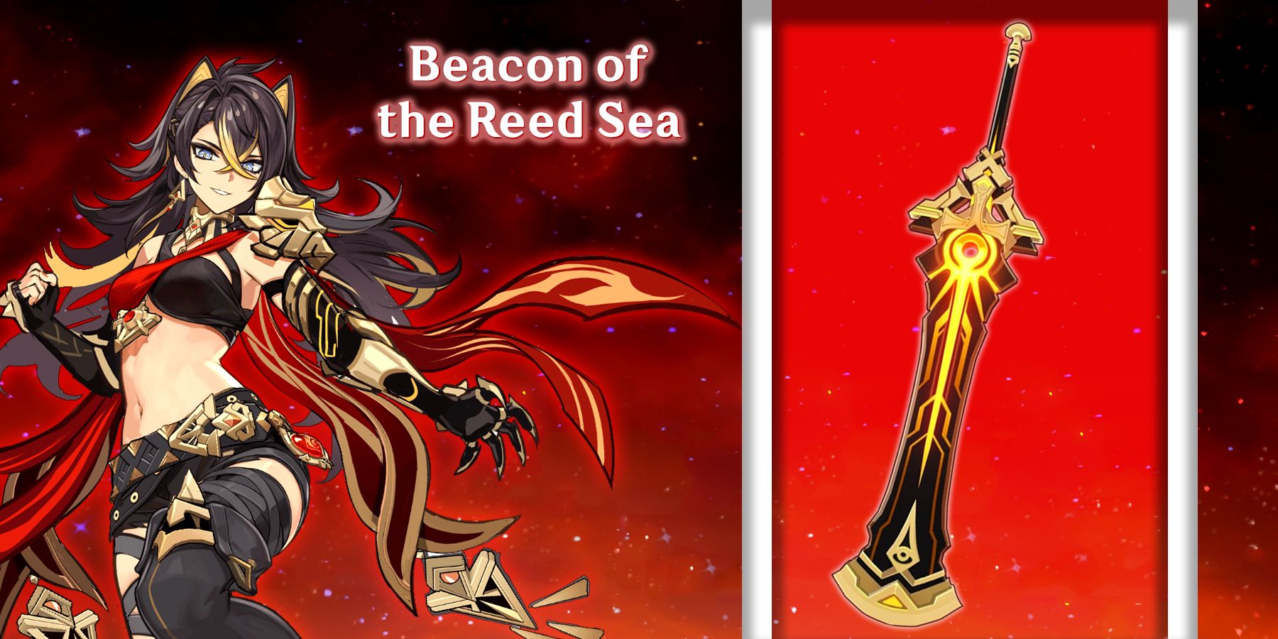 dehya using Beacon of the reed sea in genshin impact