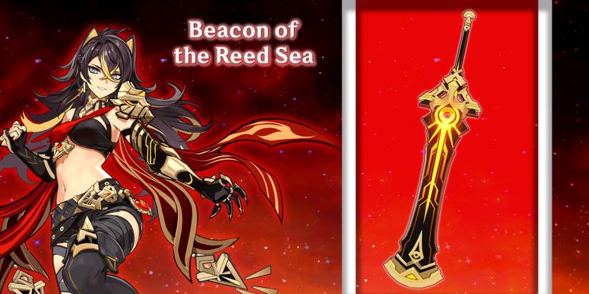 dehya using Beacon of the reed sea in genshin impact