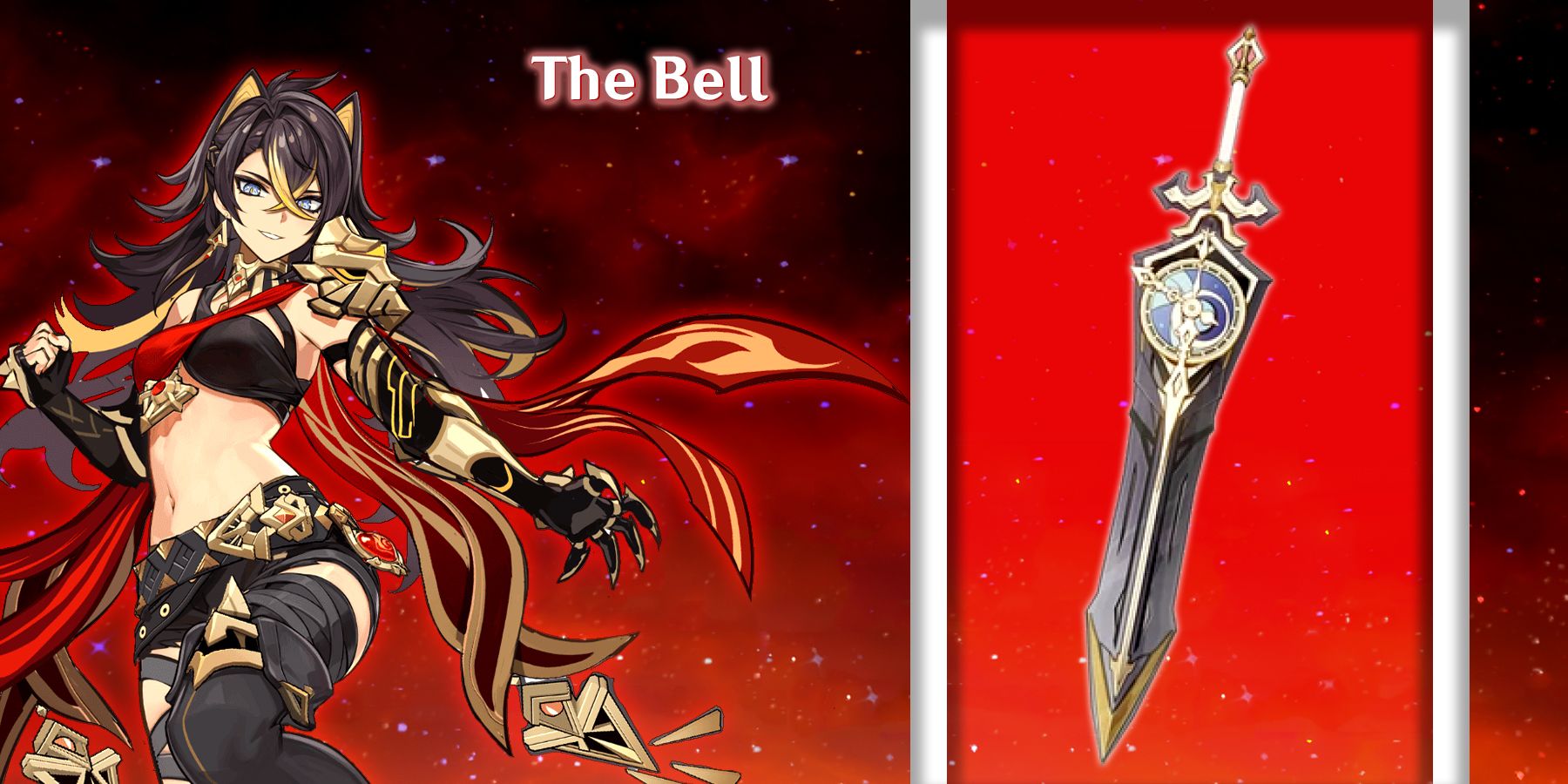 dehya using the bell in genshin impact