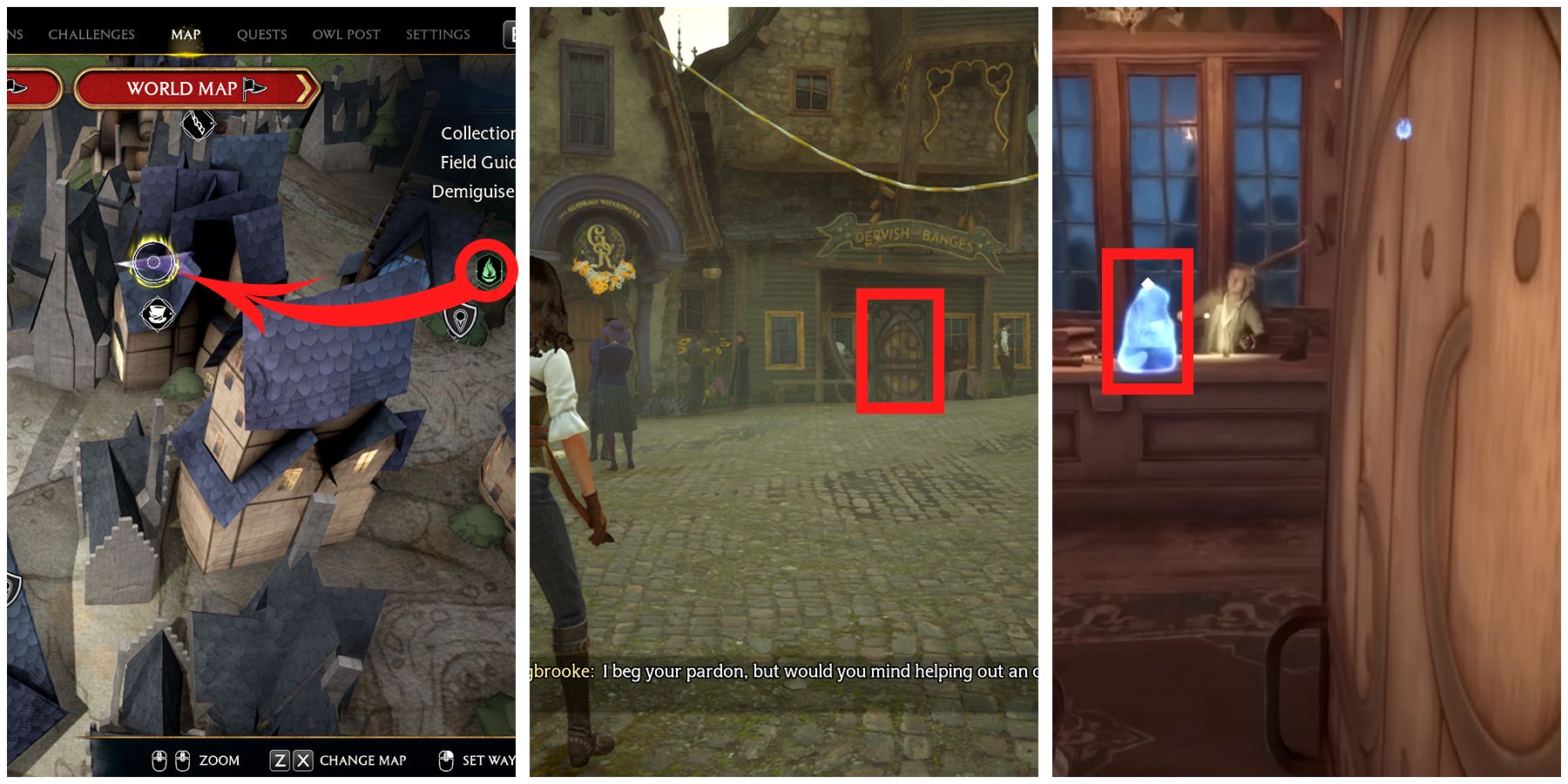 demiguise statue 16 location in hogwarts legacy
