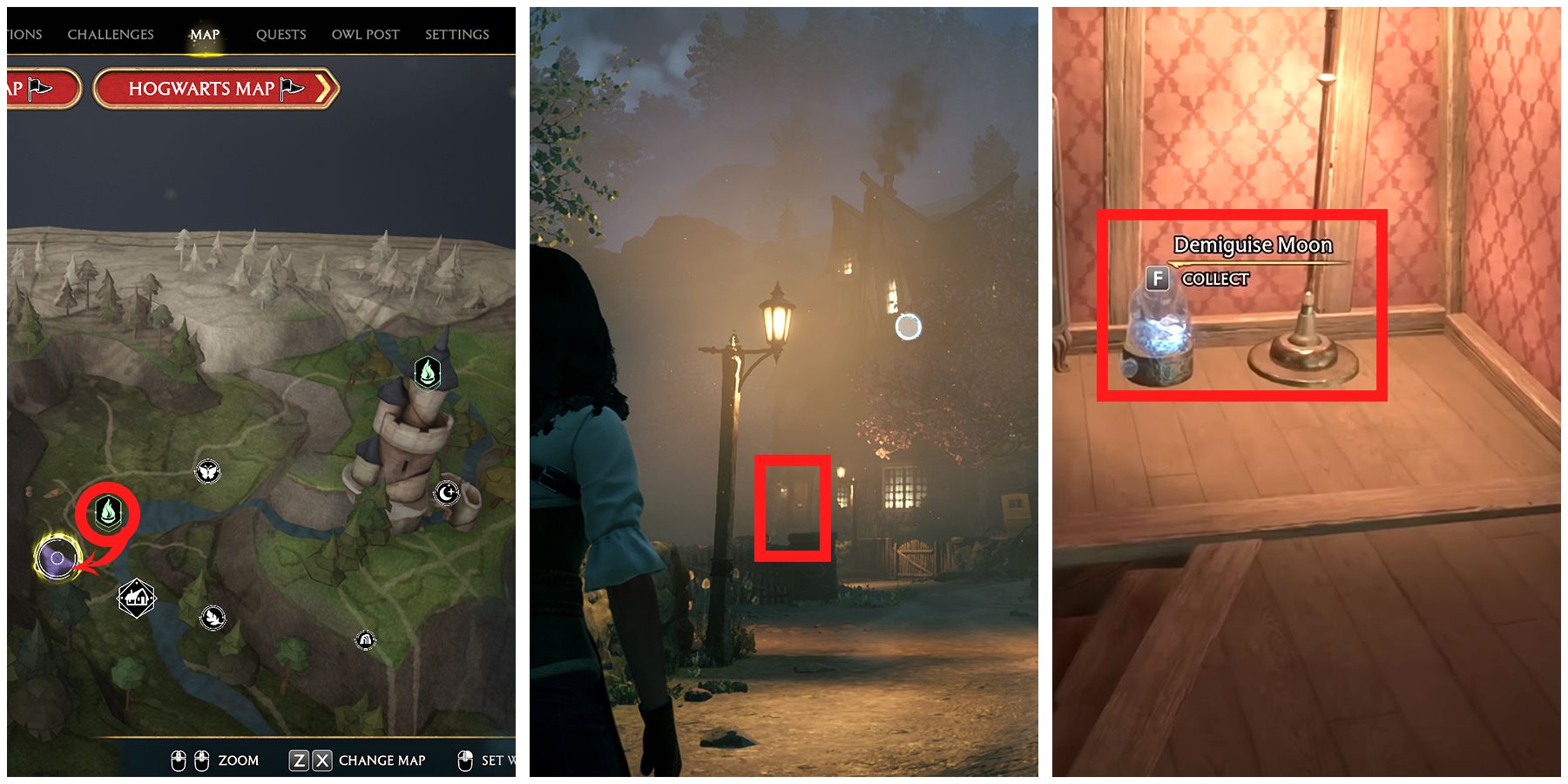 demiguise statue 27 location in hogwarts legacy