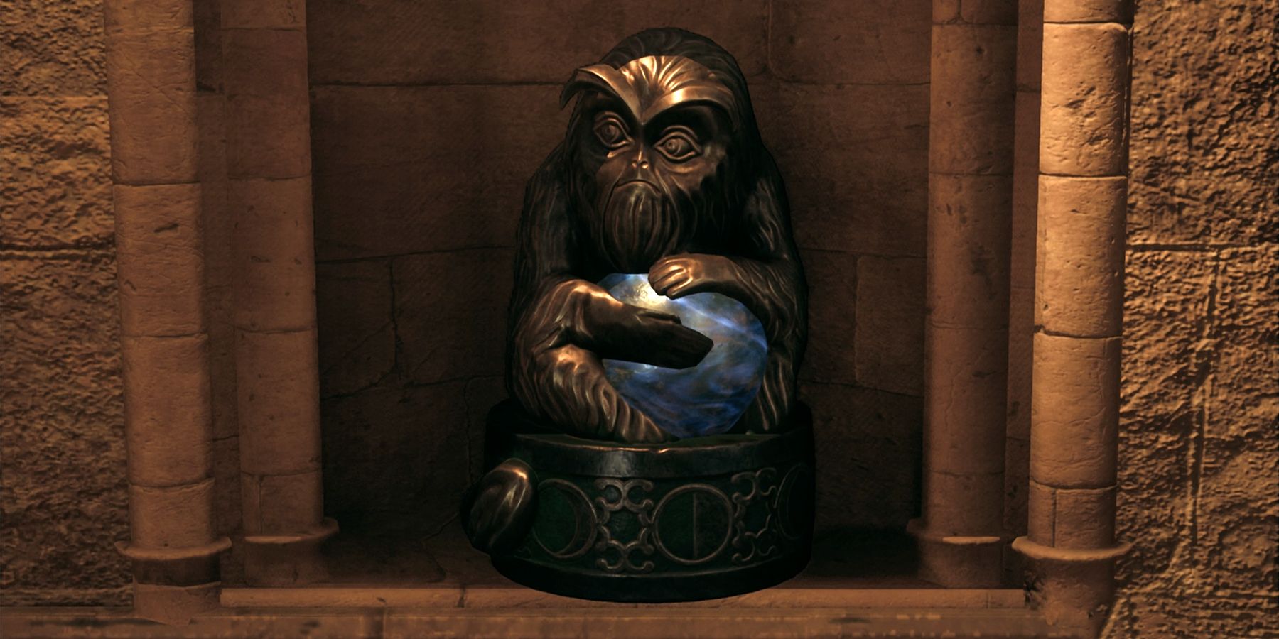 demiguise statue in hogwarts legacy-1