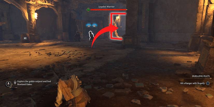 destroyed walls path in hogwarts legacy