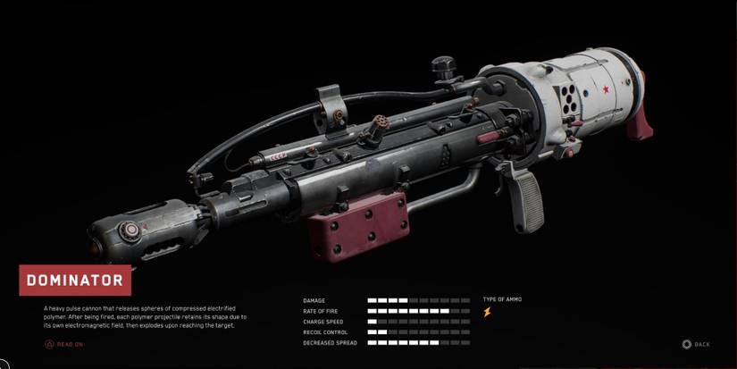 Dominator energy weapon in Atomic Heart