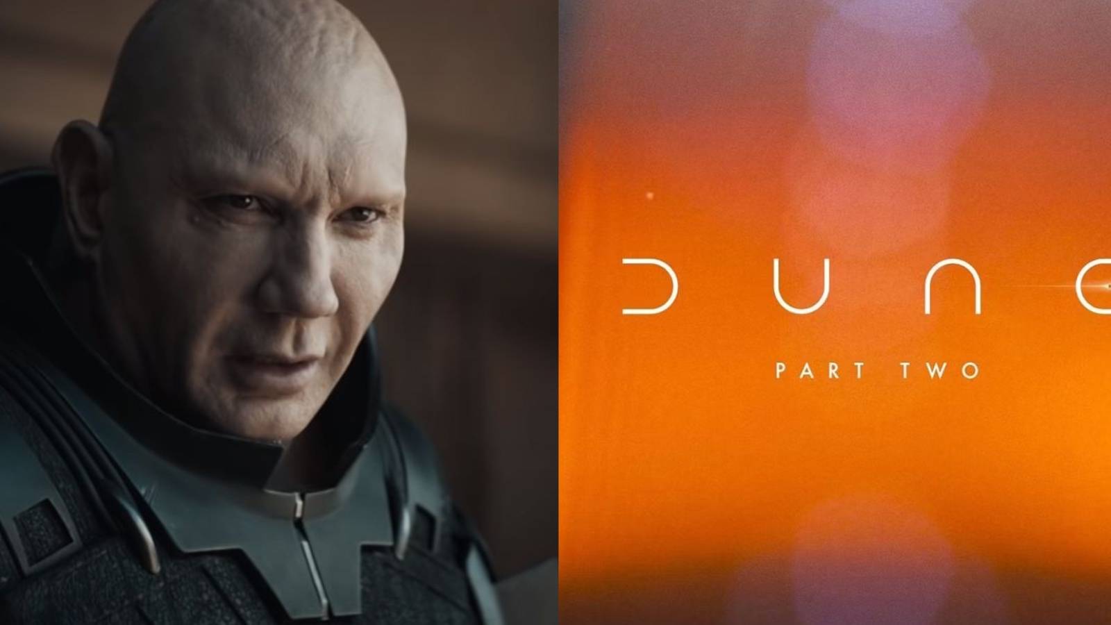 Dune 2 Filming Dave Bautista