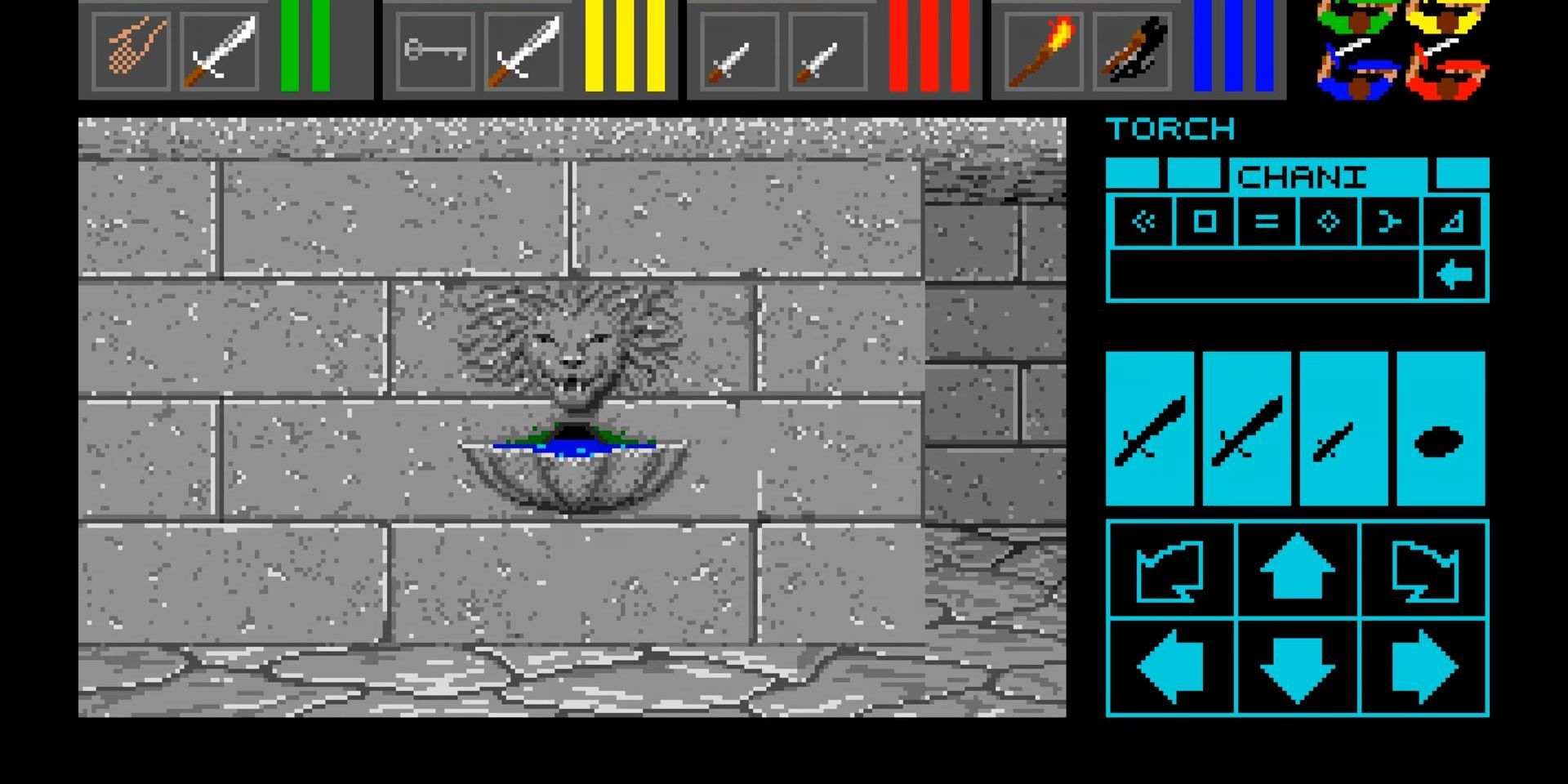 A screenshot from Dungeon Master