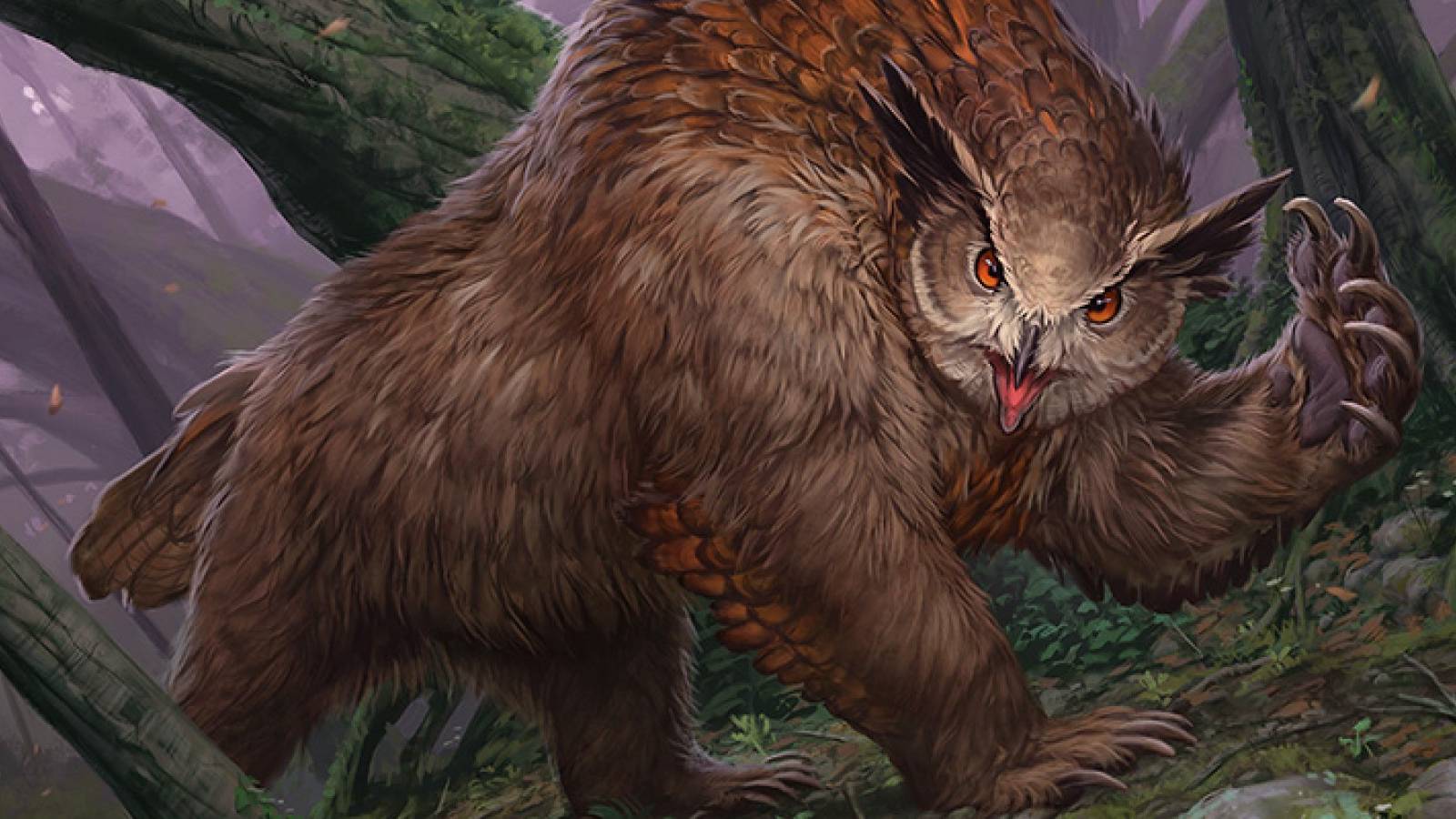 one d&d owlbear monstrosity wildshape
