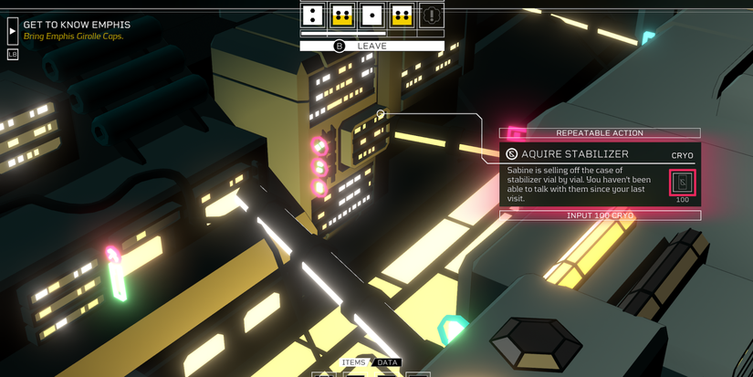 Sabine's surgery in Citizen Sleeper