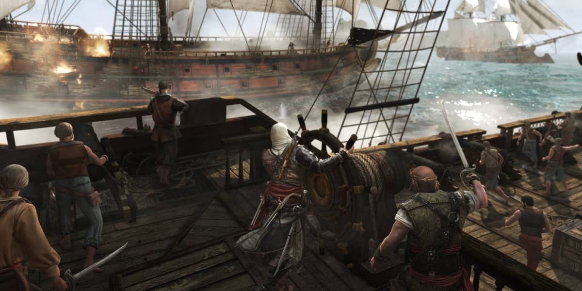 Edward Kenway and the Jackdaw in Assassin's Creed 4: Black Flag