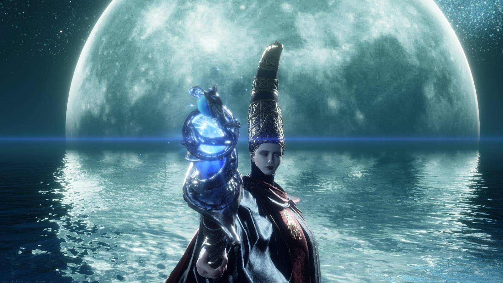 Elden Ring Rennala Boss NPC Runebearer Fight Scene