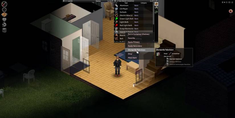 Electrician choosing his options