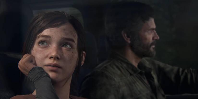Ellie and Joel Driving in The Last of Us Part 1