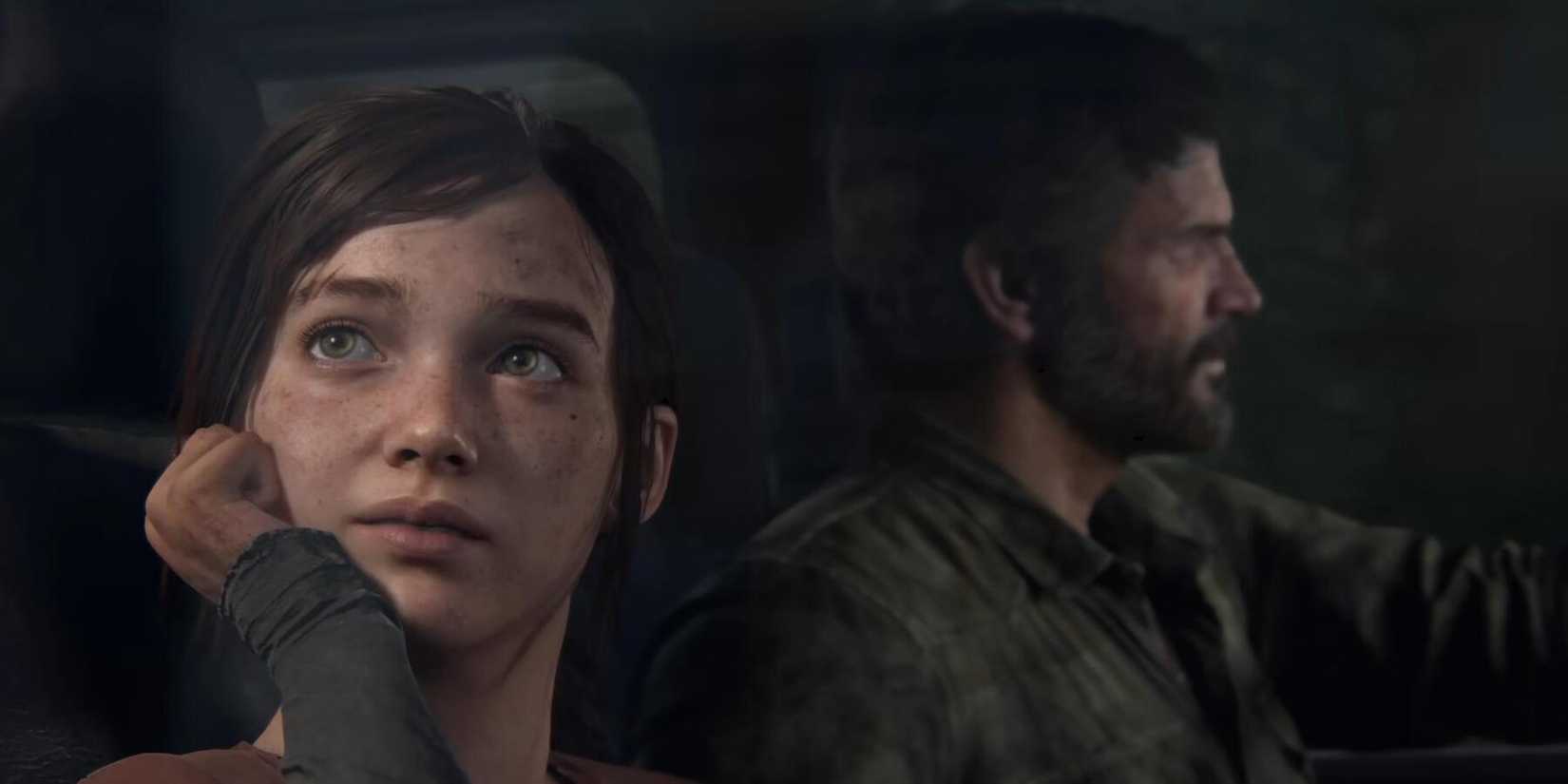 Ellie and Joel Driving in The Last of Us Part 1