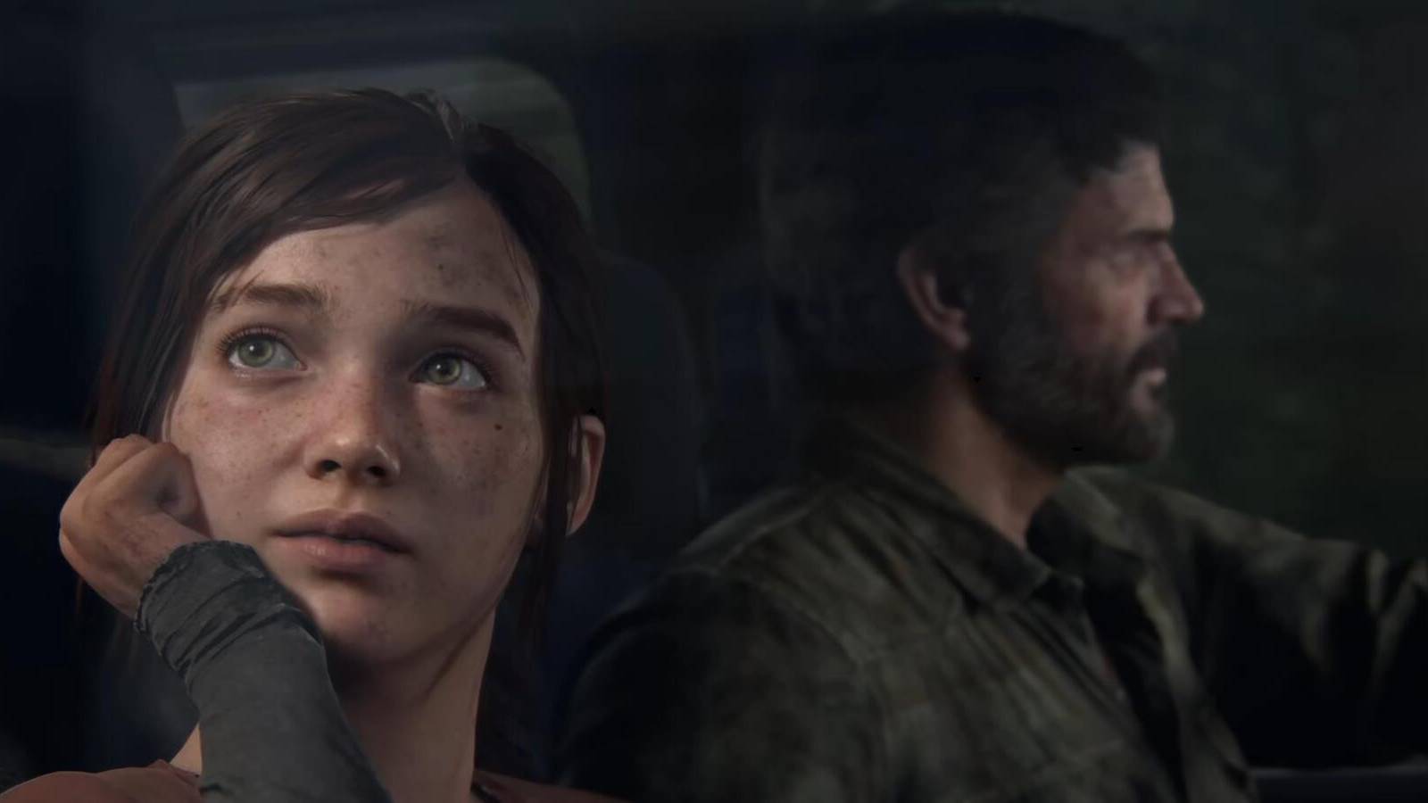 Ellie and Joel Driving in The Last of Us Part 1