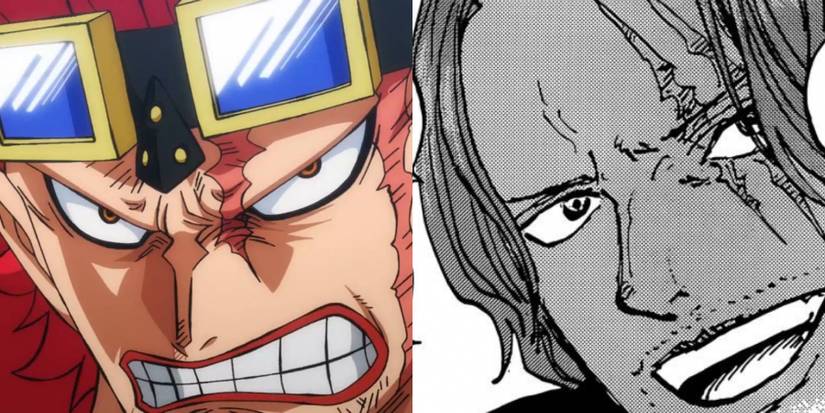 Eustass kid and shanks one piece