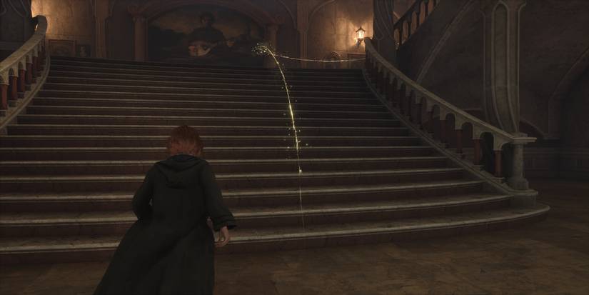 Exploring the castle in Hogwarts Legacy 