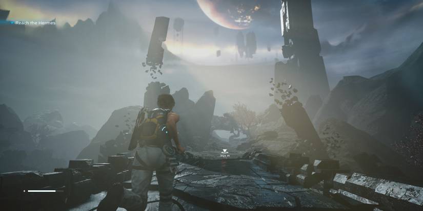 Exploring the world in Scars Above 