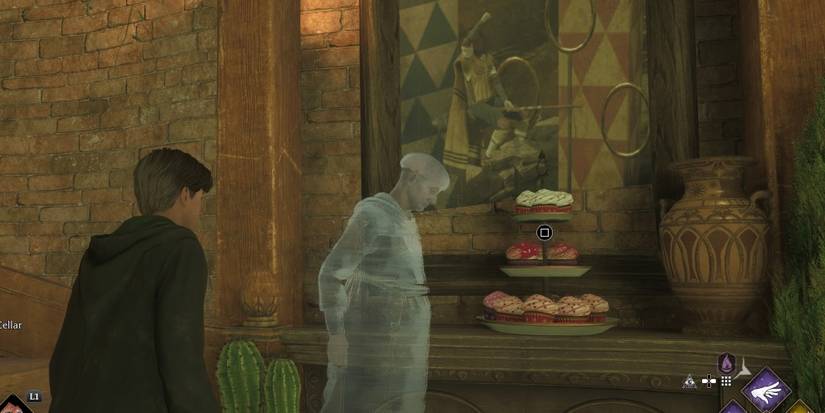 fat friar and cupcakes in hogwarts legacy