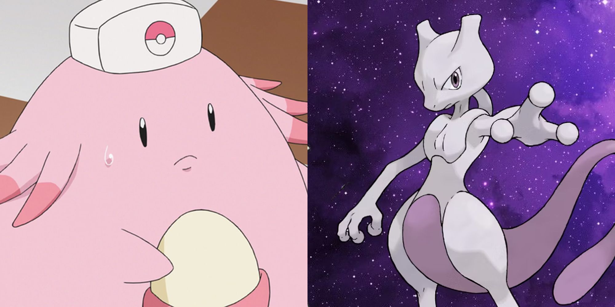 Chansey and Mewtwo (Pokemon)