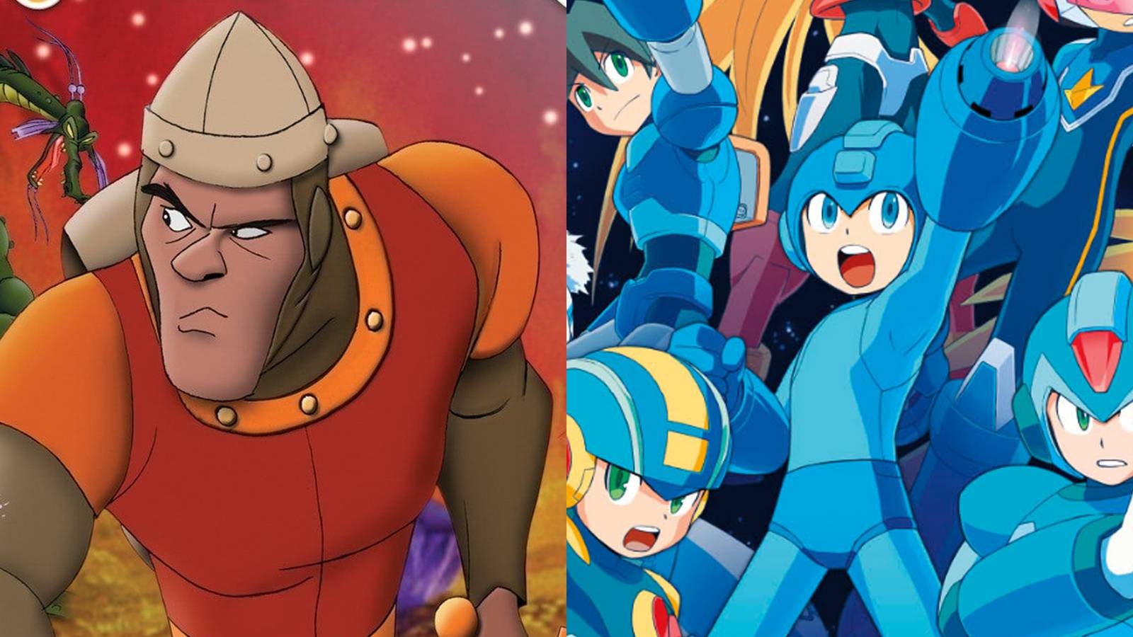 Dragon's Lair and Mega Man