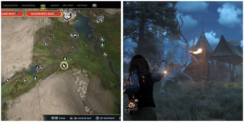 feldcroft region merlin trial 1 in hogwarts legacy