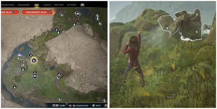 feldcroft region merlin trial 8 in hogwarts legacy