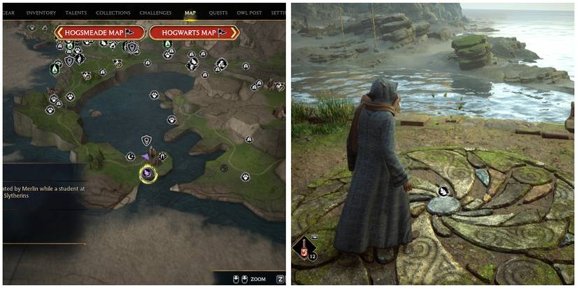 manor cape merlin trial 5 in hogwarts legacy