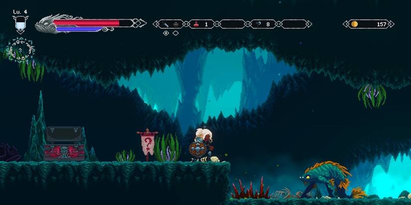 Fighting enemies in Elderand