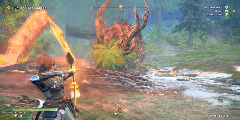 Fighting Sapscourge in Wild Hearts