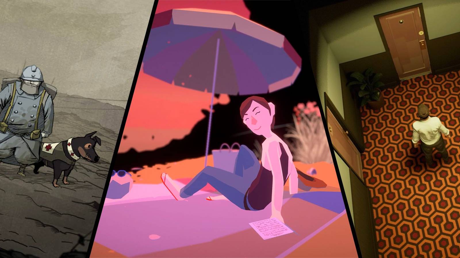 Valiant Hearts, Before Your Eyes, Twelve Minutes in a Split Image Collage